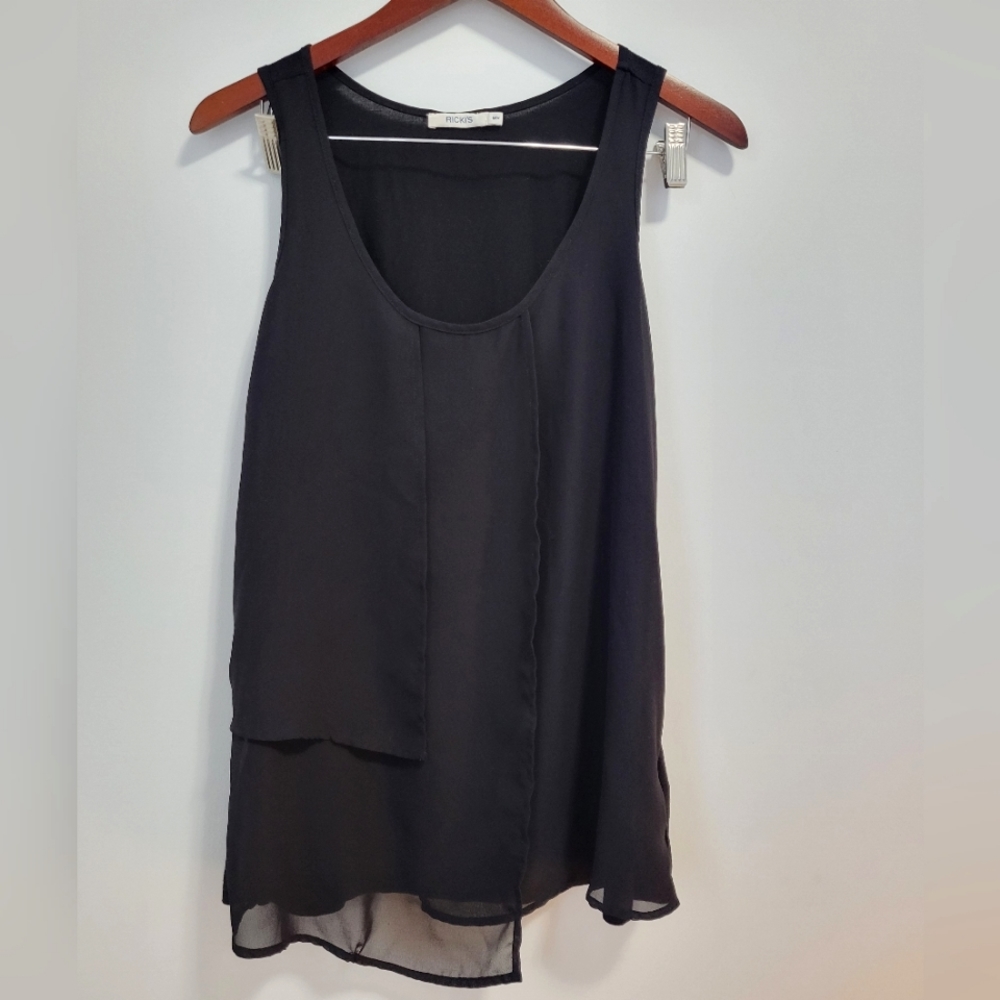 Ricki's Mesh Overlay Tank Top - Size US M